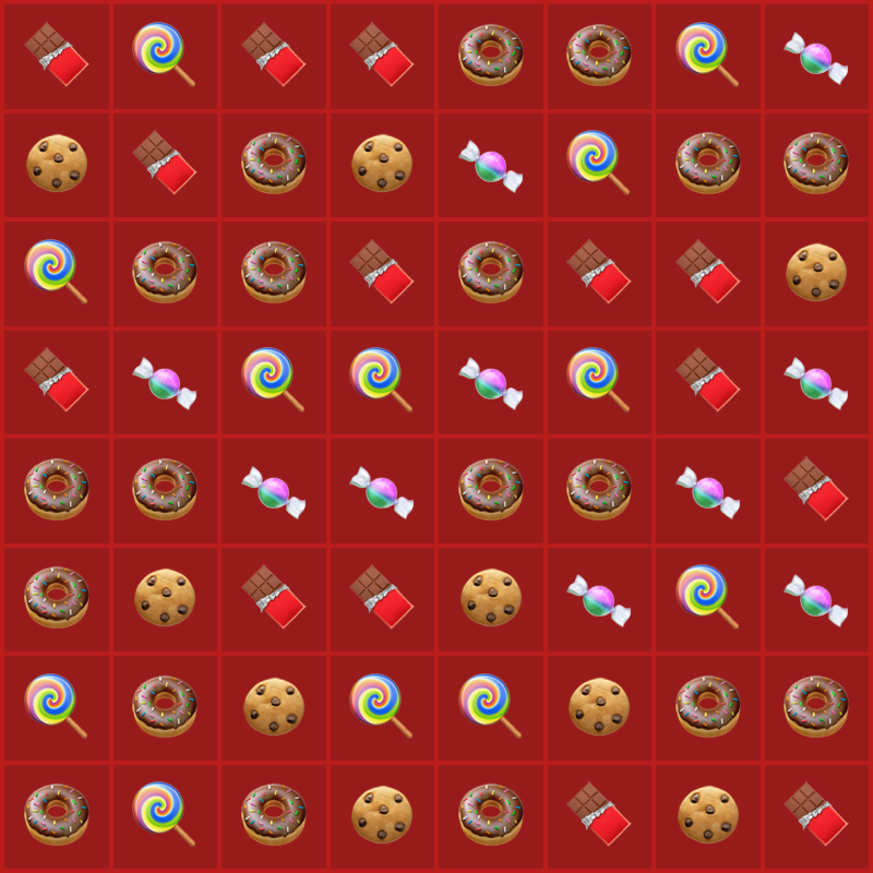 Candy game screenshot